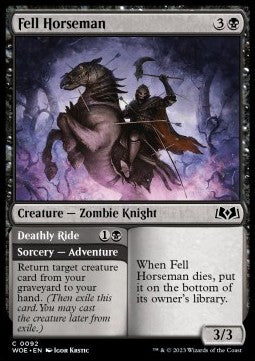Fell Horseman // Deathly Ride WOE-92 Common Near Mint Englisch