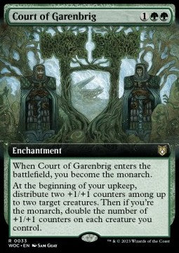 Court of Garenbrig XWOC-33 Rare Near Mint Englisch Foil