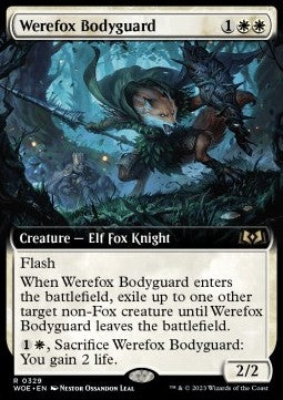 Werefox Bodyguard XWOE-329 Rare Good Englisch