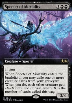 Specter of Mortality XWOE-342 Rare Near Mint Englisch Foil