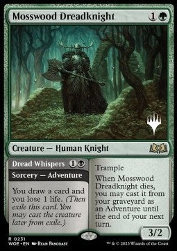 Mosswood Dreadknight // Schreckensgeflüster (V.2) PWOE-231 Rare Near Mint Deutsch