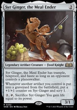 Syr Ginger, the Meal Ender PWOE-252 Rare Near Mint Englisch Foil