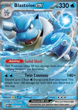 Blastoise ex MEW-009 Double Rare Near Mint Englisch
