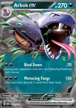 Arbok ex MEW-024 Double Rare EX Deutsch