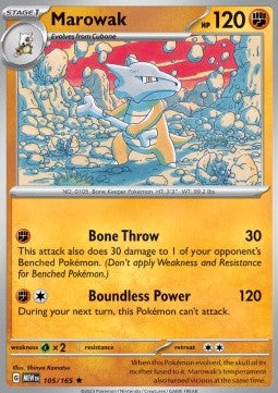 Marowak MEW-105 Rare Near Mint Englisch
