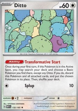 Ditto MEW-132 Rare Good Englisch Reverse Holo
