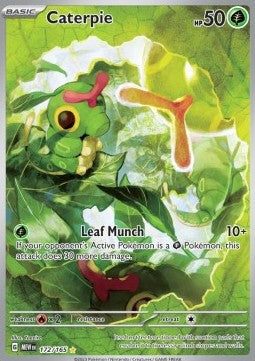 Caterpie MEW-172 Illustration Rare Near Mint Englisch