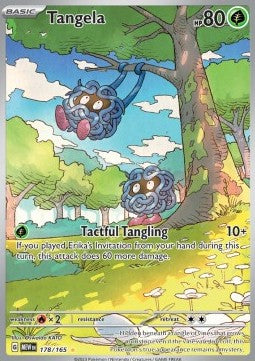 Tangela MEW-178 Illustration Rare GD Deutsch