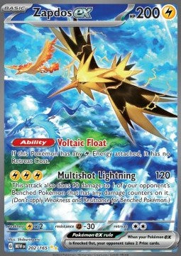 Zapdos ex MEW-202 Special Illustration Rare MT Deutsch AOG-9