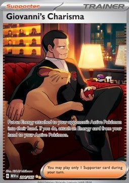 Giovanni's Charisma MEW-204 Special Illustration Rare Excellent Englisch