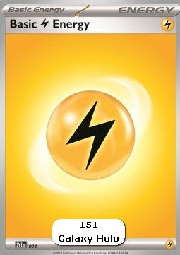 Lightning Energy SVE-004 Holo Rare Excellent Englisch