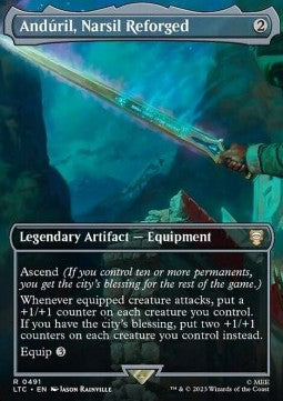 Andúril, Narsil Reforged LTRH-491 Rare Near Mint Englisch