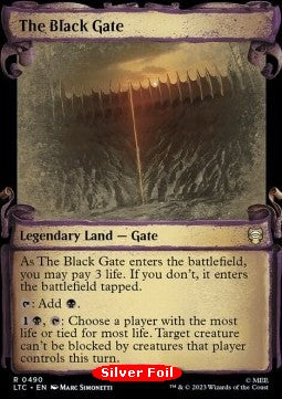 The Black Gate LTRH-490 Rare Excellent Englisch Foil