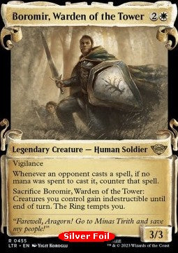 Boromir, Warden of the Tower LTRH-455 Rare Excellent Englisch Foil
