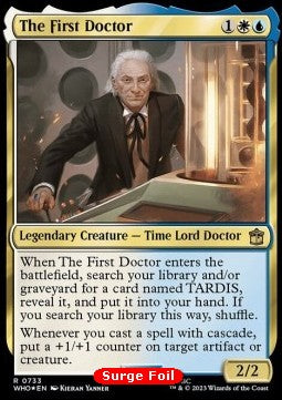The First Doctor (V.3) XWHO-733 Rare Near Mint Englisch Foil