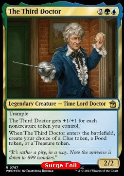 The Third Doctor (V.3) XWHO-767 Rare Near Mint Englisch Foil