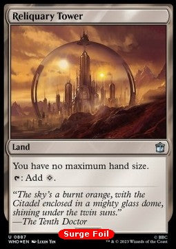 Reliquary Tower XWHO-887 Uncommon Light Played Englisch Foil