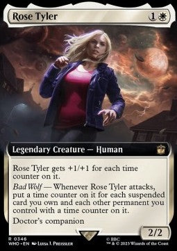 Rose Tyler (V.1) XWHO-346 Rare Near Mint Englisch Foil