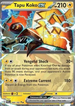 Tapu Koko ex PAR-068 Double Rare Excellent Englisch