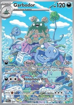 Garbodor PAR-204 Illustration Rare Excellent Englisch