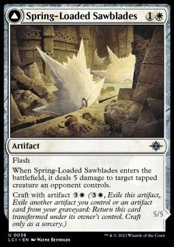 Spring-Loaded Sawblades // Bladewheel Chariot LCI-36 Uncommon Excellent Englisch