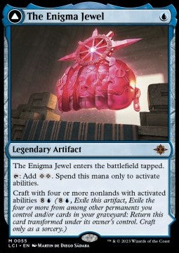 Das Enigma-Juwel // Sammelpunkt der Erleuchtung LCI-55 Mythic Near Mint Deutsch Foil
