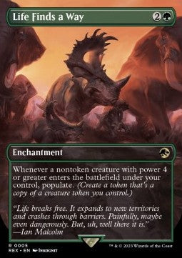 Life Finds a Way (V.1) REX-5 Rare Good Deutsch