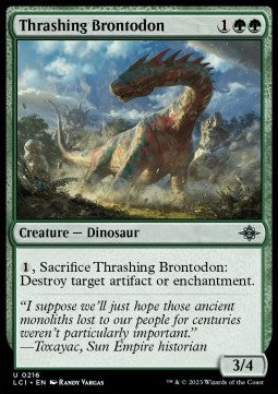 Thrashing Brontodon LCI-216 Uncommon Excellent Englisch