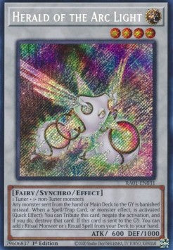 Herold des Bogenlichts (V.3) RA01-031 Secret Rare Near Mint Deutsch 1. Auflage
