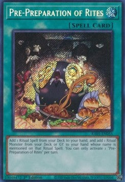 Vor-Vorbereitung der Riten (V.3) RA01-055 Secret Rare Good Deutsch 1. Auflage