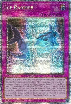 Ice Barrier RA01-071 Quarter Century Secret Rare Near Mint Englisch 1. Auflage