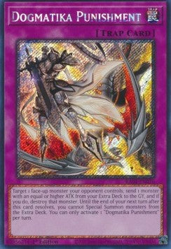 Dogmatika-Bestrafung RA01-DE076 Platinum Secret Rare Near Mint Deutsch 1. Auflage