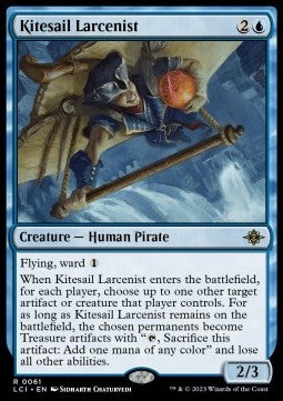 Kitesail Larcenist LCI-61 Rare Excellent Englisch Foil