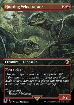 Hunting Velociraptor (V.1) REX-4 Rare Near Mint Englisch