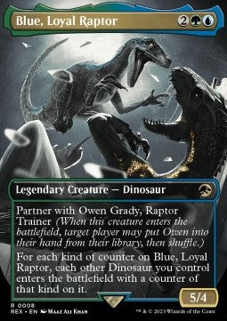 Blue, Loyal Raptor REX-8 Rare Excellent Englisch