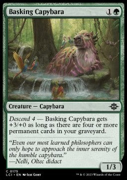 Basking Capybara LCI-175 Common Near Mint Englisch