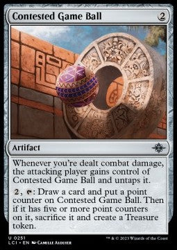 Contested Game Ball LCI-251 Uncommon Excellent Englisch Foil
