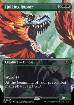 Hulking Raptor XLCI-327 Rare Excellent Englisch Foil