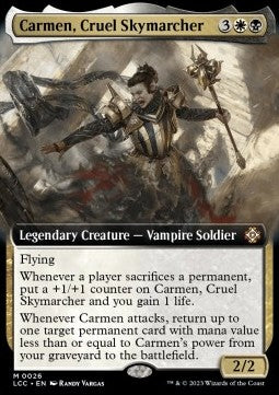 Carmen, Cruel Skymarcher XLCC-26 Mythic Near Mint Englisch Foil