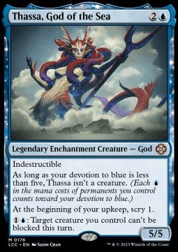 Thassa, God of the Sea LCC-176 Mythic Near Mint Englisch
