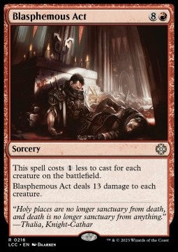 Blasphemous Act LCC-216 Rare Near Mint Englisch