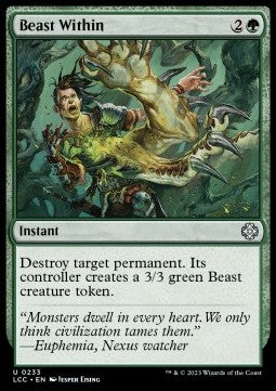 Beast Within LCC-233 Uncommon Excellent Englisch