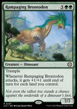 Rampaging Brontodon LCC-247 Rare Excellent Englisch