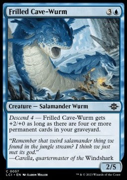 Frilled Cave-Wurm LCI-57 Common Near Mint Englisch