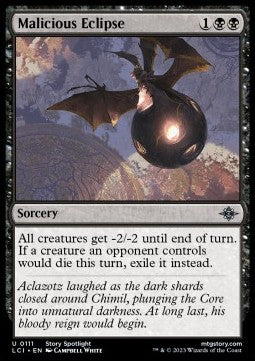Malicious Eclipse LCI-111 Uncommon Near Mint Englisch