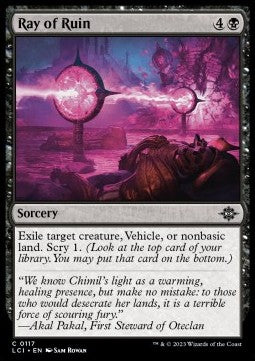 Ray of Ruin LCI-117 Common Excellent Englisch