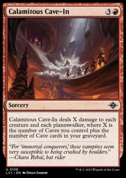 Calamitous Cave-In LCI-139 Uncommon Near Mint Englisch