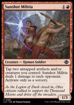 Sunshot Militia LCI-168 Common Near Mint Englisch
