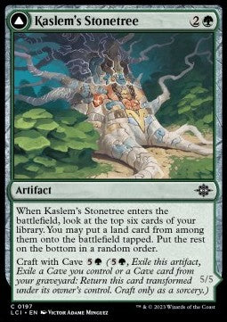 Kaslem's Stonetree // Kaslem's Strider LCI-197 Common Excellent Englisch