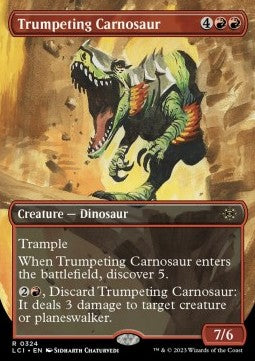 Trumpeting Carnosaur XLCI-324 Rare Excellent Englisch